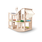 Toy Castle - Green Dollhouse With Furniture