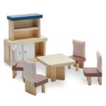 Toy Castle - Orchard Dining Room Set - Dollhouse Accessory