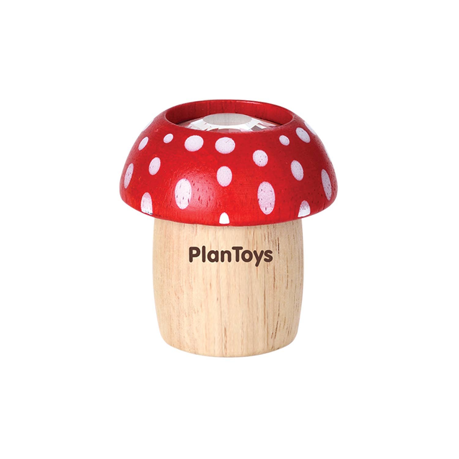 99ca15728028abd1a1d6c843ff238c933a1503f1645a4628face4c972df28402.jpg Toy Castle - Mushroom Kaleidoscope - Red - Image 1