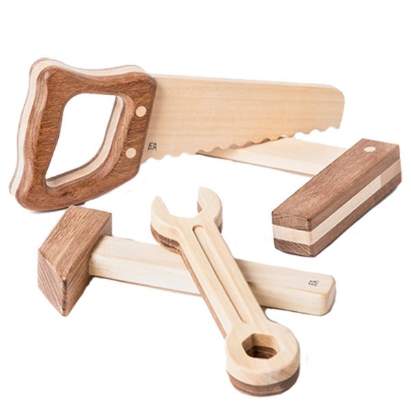 FAwoodentoolset.jpg Toy Castle - Wooden Tool Set - Image 1