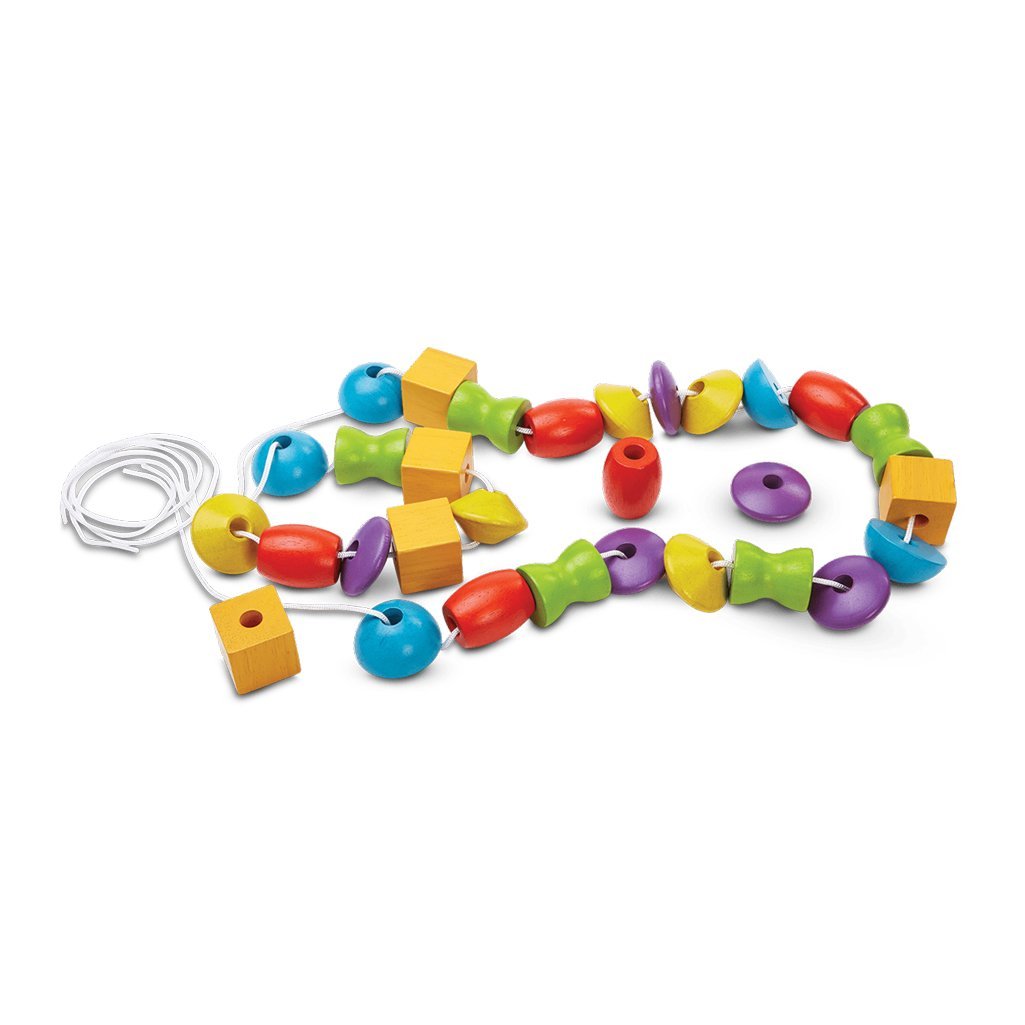 PLANTOYSlacingbeads30.jpg Toy Castle - Lacing Beads, 30 - Image 1