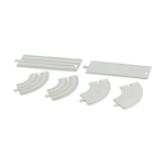 Toy Castle - Rubber Road & Rail Expansion Tracks Set C