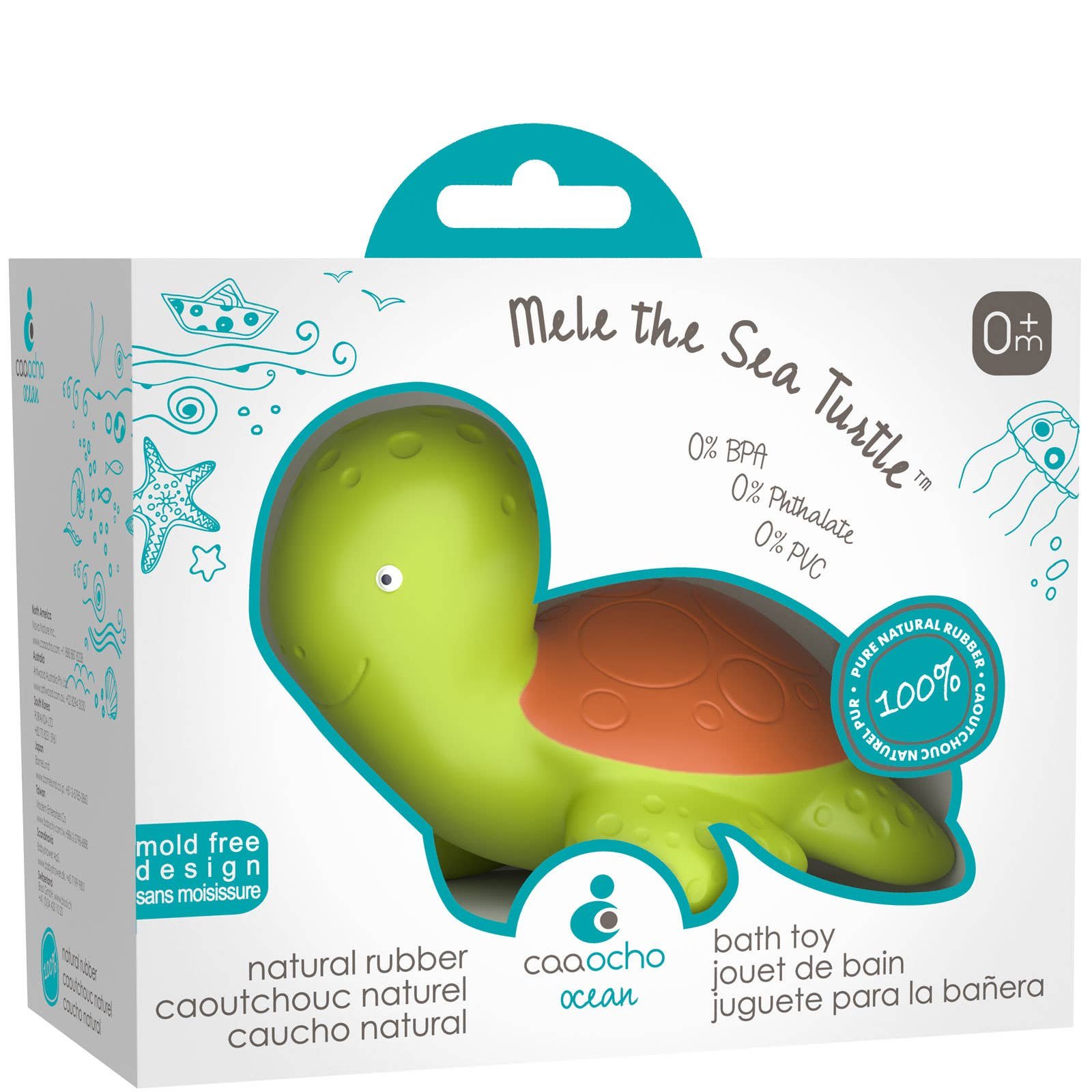 d3f2f927fcdd068abf7fb4e100711eaf89d54f03c6db6fdfeef608c4a241cb19.jpg Toy Castle - Mele the Sea Turtle Bath Toy - Image 1